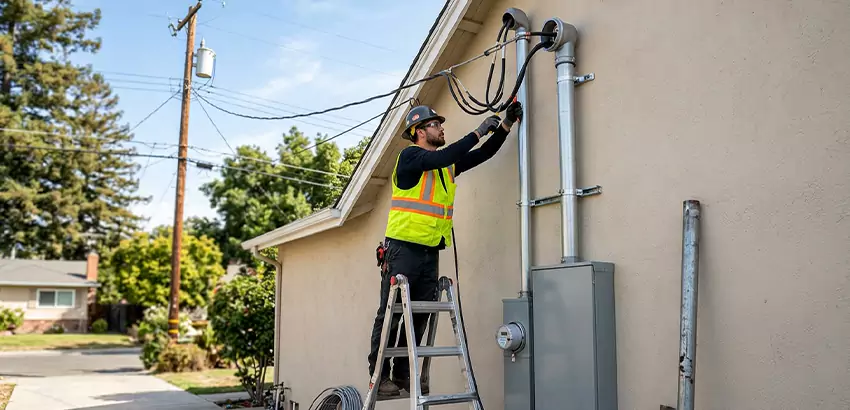 Electrical Service Entrance and Mast Upgrade in Newark