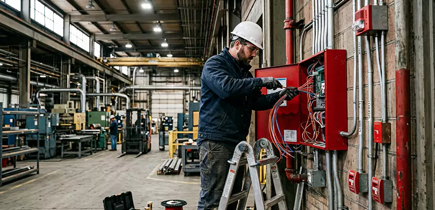 Industrial Fire Alarm Installation in Newark