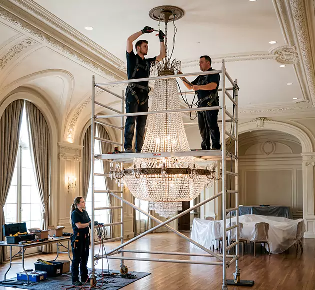 Professional Chandelier Installation: Your Local Fixture Team in Newark, OH